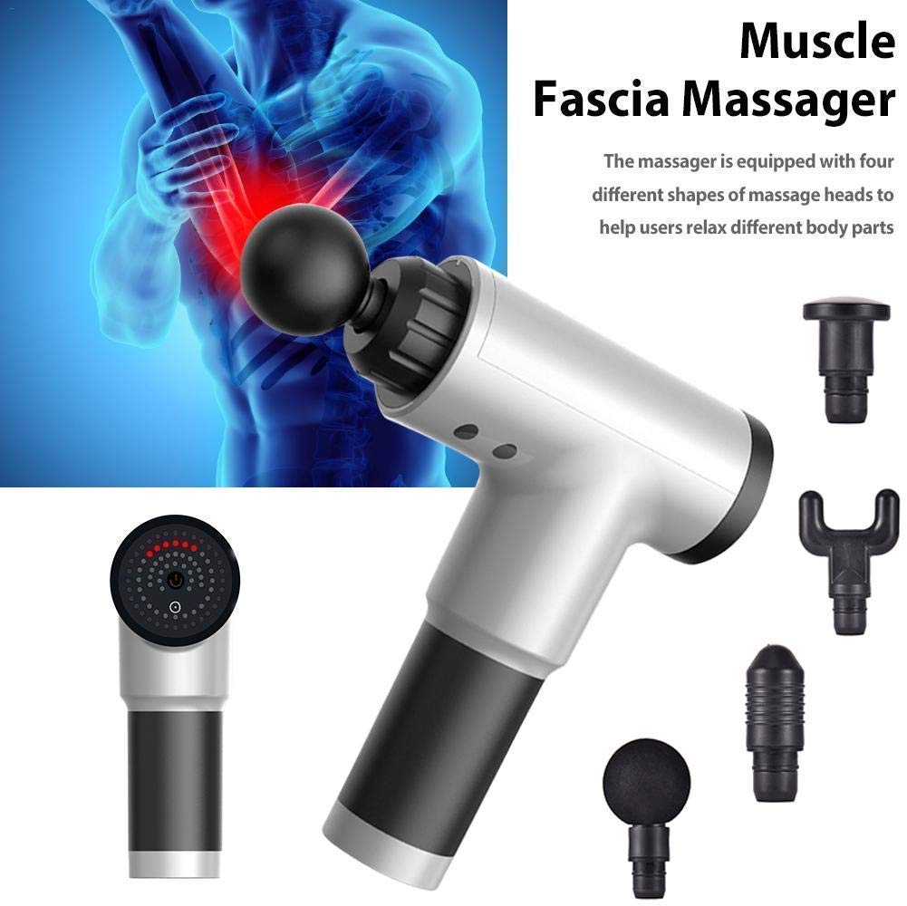 Electric Fascial Massage Gun Machine | Deep Tissue Muscle Massager for Pain Relief & Recovery | 6 Speed Vibration | Quiet Cordless Rechargeable Body Massager - Image 2