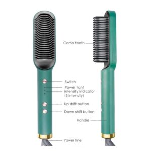 Hair Straightener Comb Brush For Men & Women, Hair Straightening And Smoothing Comb, Electric Hair Brush, Straightener Comb