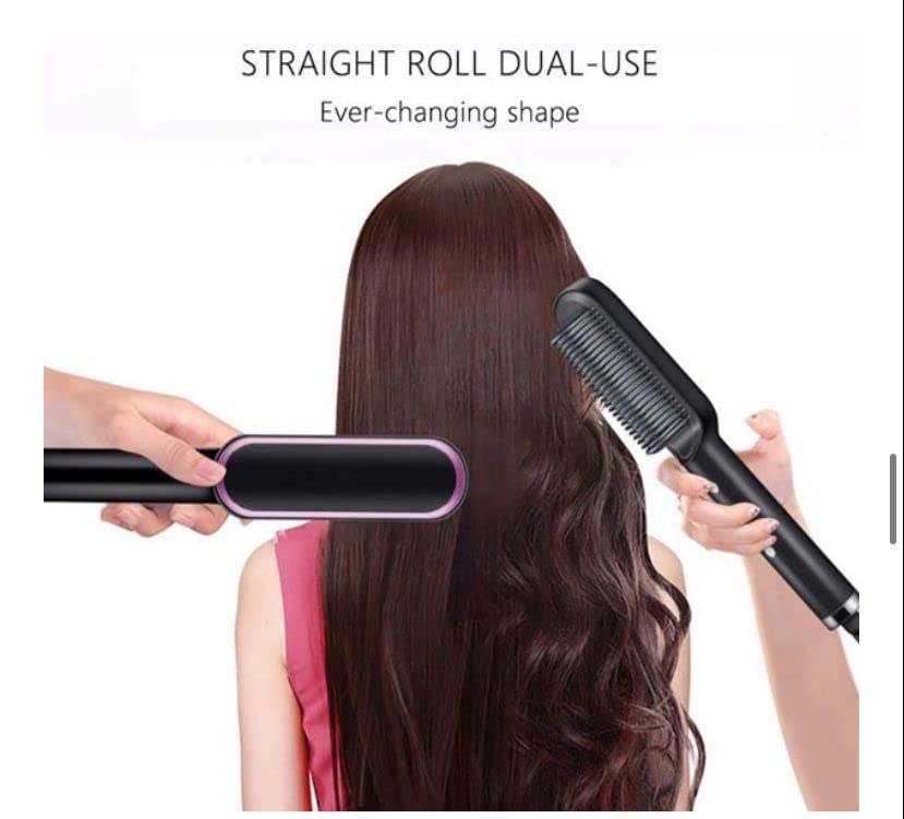 Hair Straightener Comb Brush For Men & Women, Hair Straightening And Smoothing Comb, Electric Hair Brush, Straightener Comb - Image 5