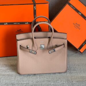 Hermès Luxury  Ladies Handbag good  Leather Designer Tote Bag with Lock Closure, Elegant Top Handbags for Women