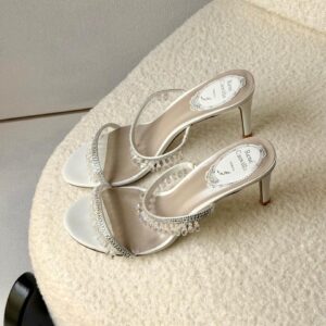 René Caovilla Sandals with Elegant High Heel Party Wear