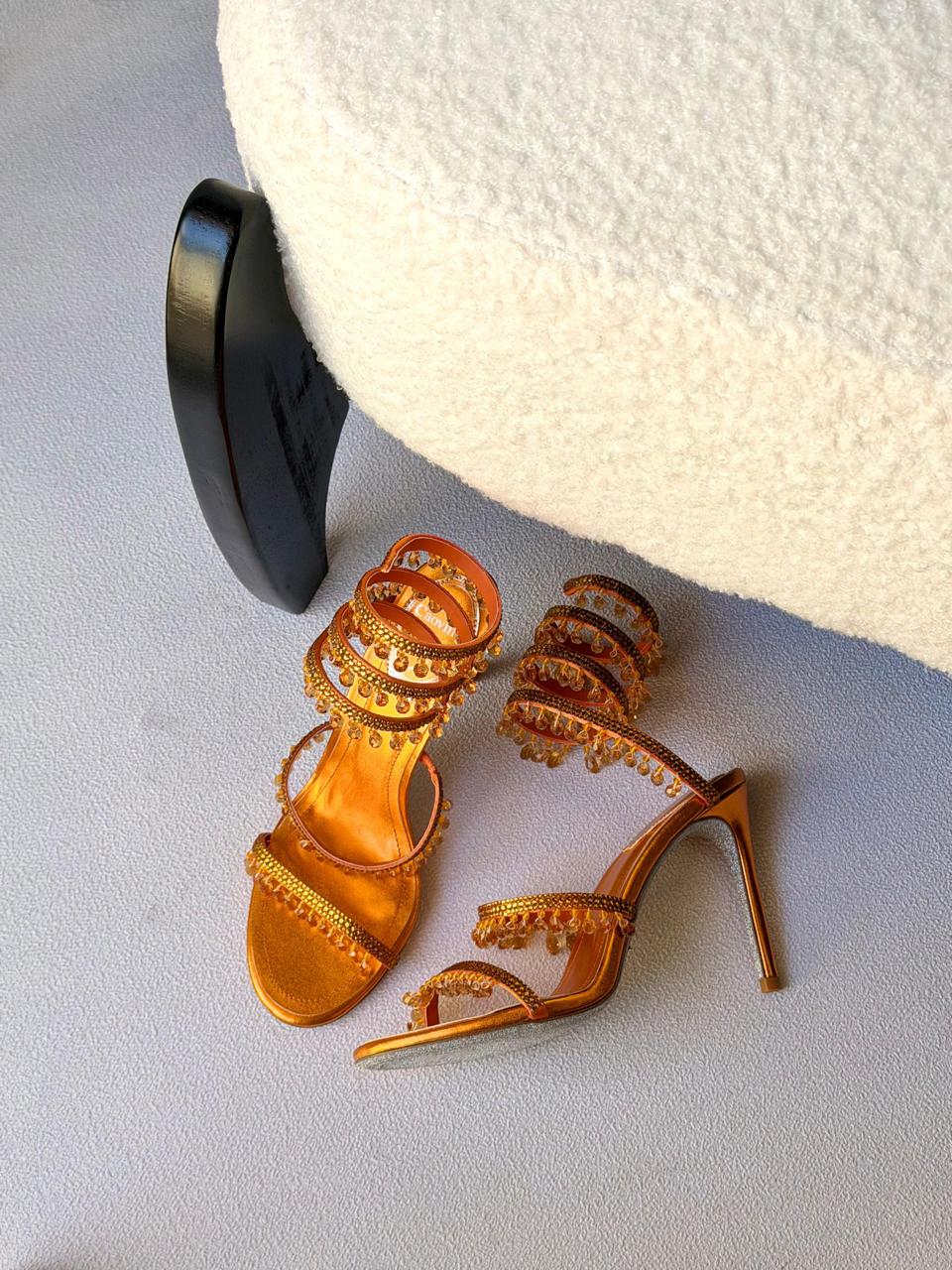 René Caovilla Cleo Chandelier Sandals - Image 4