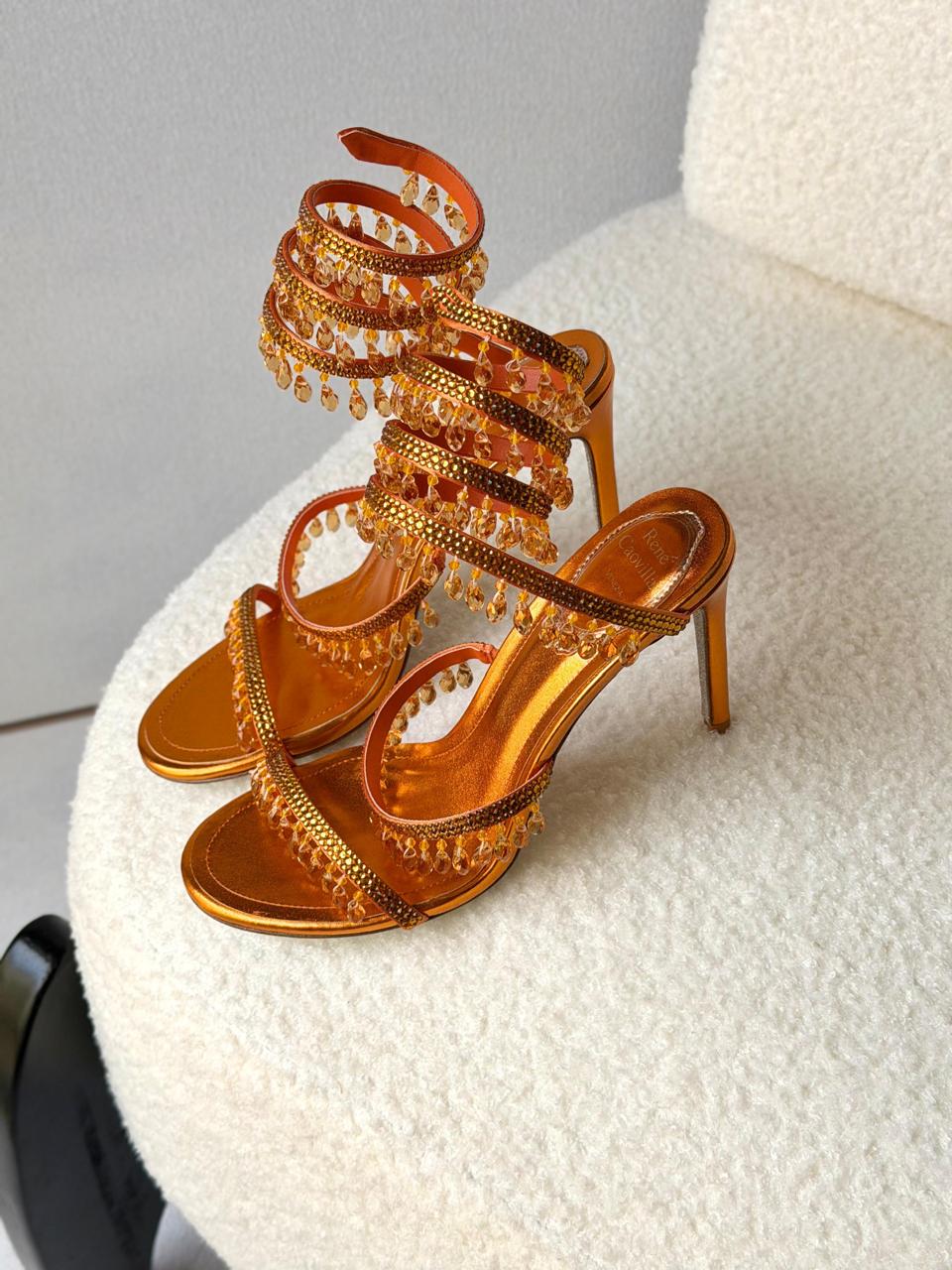 René Caovilla Cleo Chandelier Sandals - Image 3