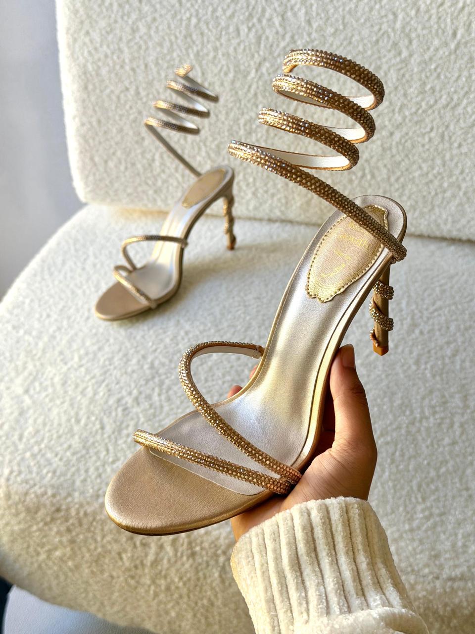 René Caovilla Cleo Chandelier Sandals - Image 3