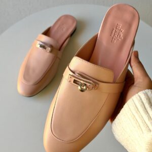 Hermès Paris Loafers for Women – Luxury Backless Flat Shoes