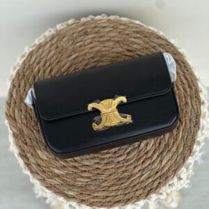 Celine Triomphe Handbag Black