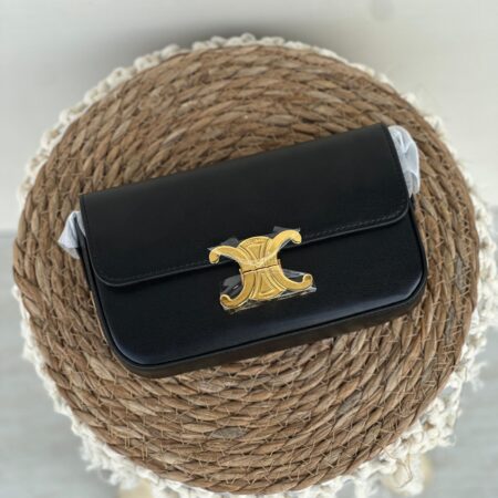 Celine Triomphe Handbag Black